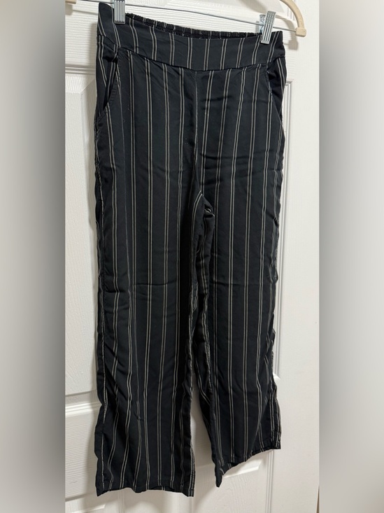 Billabong Pants - Billabong Black Rayon Pinstripe Pants Small
